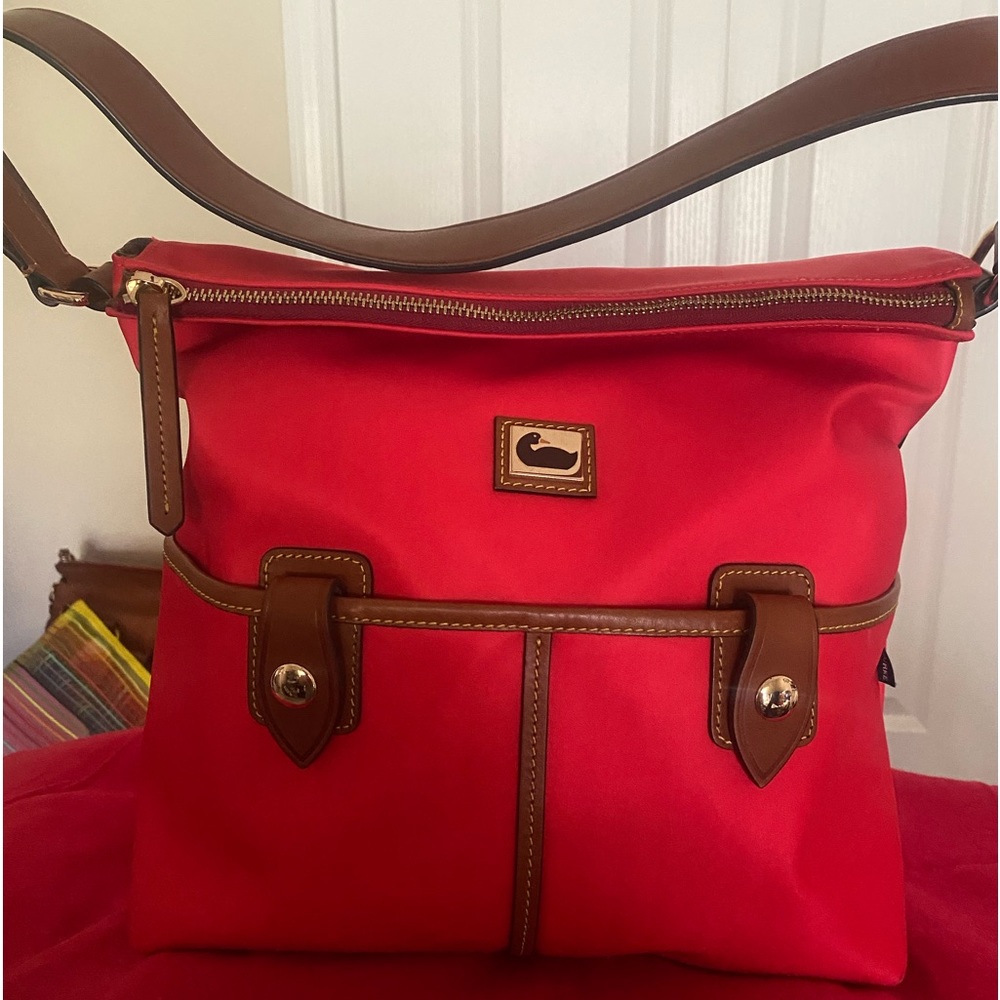 Red nylon dooney